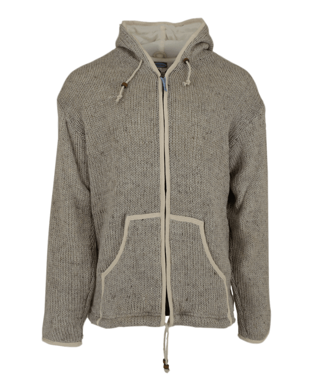 Classic Nepalese Knitted Jacket Grey | Karma Gear