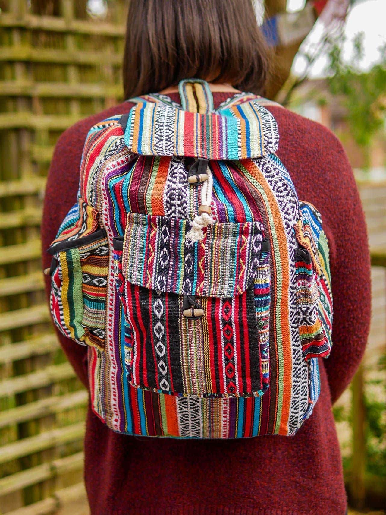 Boho Backpack, Karma Gear, Handmade