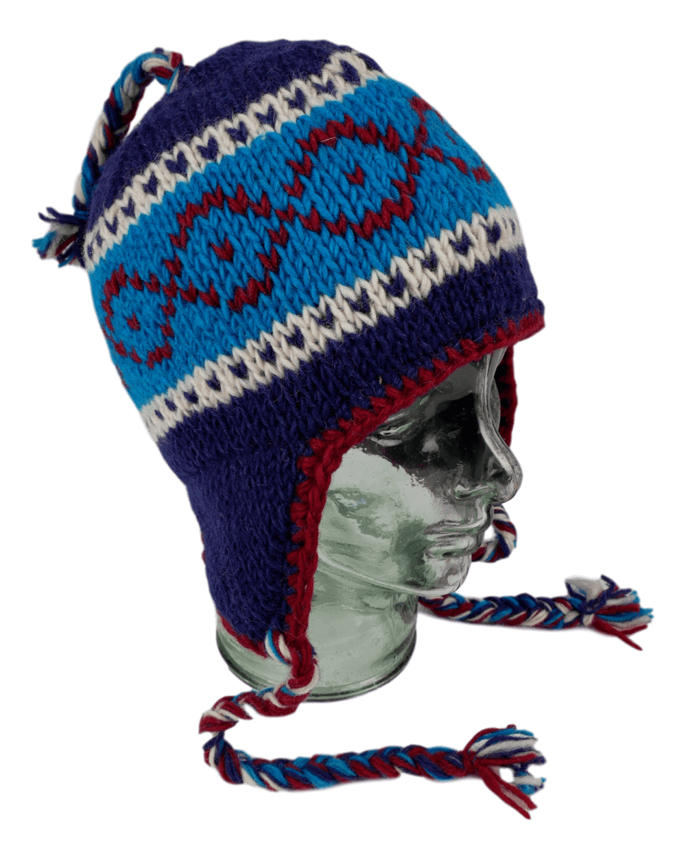 Winter Woolly Hat - Diamond | Handmade Fair Trade | Karma Gear